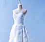 401W006 Princess A Line Brown Layered Rufffles Top Malaysia Wedding Dress Designer Rental