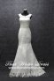 Silver - wedding gown S1408W01 LL Illusioned neckline Trumpet Full Lace Pronovias
