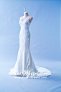 408W04 LL Illusioned neckline Strapless Trumpet Wedding Dress Designer Malaysia