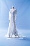 408W08 LL Long Sleeves 3d Lace floor Wedding Dress Designer Malaysia