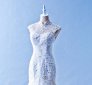 412W17 LL Oriental Trumpet Top Malaysia Wedding Dress Designer Rental