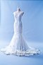 412W18 LL Illusion Neck Tie back Wedding Dress Designer Malaysia