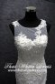 S1412W16 LL Illusion back asymetrical lace  Berta Bride