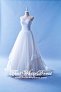502W01 TY Pleated Top Princess Organza Wedding Dress Designer Malaysia