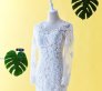 505W03 LL Long sleeves  Alencon lace Trumpet Beaded Hawa Malaysia Baju Pengantin Baju Nikah Kahwin