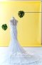 506W03 LL Quarter Sleeves Trumpet back zip back Wedding Dresss Malaysia Baju Pengantin KL