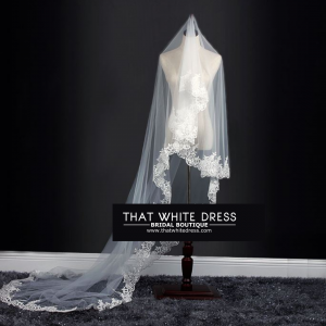 53 Premium Bride Wedding Veil Plain Soft Tulle Veil Long Short FingerTip Full French Lace /Veil Tudung Pengantin Nikah Sanding High Quality Kahwin