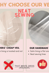 3 TWD Premium Bride Wedding Veil Plain Soft Tulle Veil Short Finger Tip/Veil Tudung Pengantin Nikah Sanding Wedding Dress