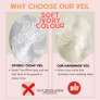 4 TWD Premium Bride Wedding Veil Plain Soft Tulle Veil Short Finger Tip/Veil Tudung Pengantin Nikah Sanding Baju Kahwin