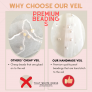 5 TWD Premium Bride Wedding Veil Plain Soft Tulle Veil Short Finger Tip/Veil Tudung Pengantin Nikah Sanding Hair Accessories