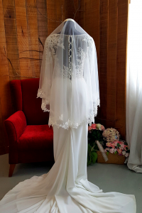 59 Premium Bride Wedding Veil Plain Soft Tulle Veil Long Short FingerTip Full French Lace /Veil Tudung Pengantin Nikah Sanding Kahwin Malaysia Kuala Lumpur