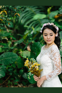 605LL02 LL Long Sleeves Illusion Lace Neck Low Back Tie 8 Full lace wedding dress malaysia, Malay Wedding Dress Design Kuala Lumpur, 