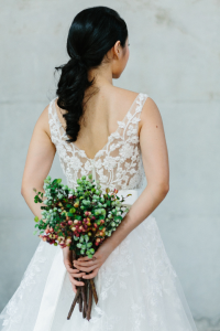 608LL04 LL Soie Low V neck illusion Silk Satin 30 (2) Wedding Dress Rental Minimalist Malaysia, Full lace wedding dress malaysia, 