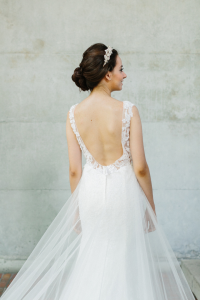 608LL09 LL Raychelle Strap ilusion bodice lace overlay 5 Romantic wedding dress Malaysia, Church Wedding Malaysia, Long Sleeves Bridal Dress Malaysia Rental, 