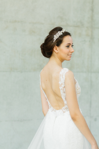 608LL09 LL Raychelle Strap ilusion bodice lace overlay 3 Simple wedding dress malaysia, ROM wedding gown Kuala Lumpur, 