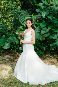 610CCW03 V neck Trumpet 5 Wedding Gown Designer Malaysia, Malay Bride Malaysia, Church Bride Malaysia, 