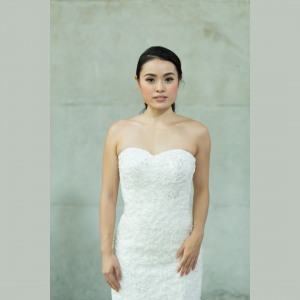 610LLW01 LL Charis Sweet Heart Trumpet 2 piece 5 ROM wedding dress rental Malaysia, Simple wedding dress malaysia, ROM wedding gown Kuala Lumpur, Garden wedding reception Malaysia, 