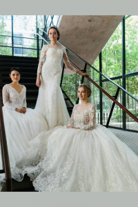 1 Bride Wedding Dress Designer Premium White Rental Kuala Lumpur