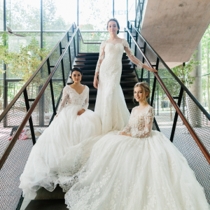 3 Bride Wedding Gown Premium Designer Malaysia rental