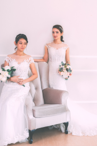 711LLW01 Celine illusion off shoulder guipure trumpet 3 (2) ROM wedding dress rental Malaysia, Simple wedding dress malaysia, ROM wedding gown Kuala Lumpur, Garden wedding reception Malaysia, 