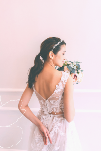 77LLW02 LL Janice 3 ROM wedding dress rental Malaysia, Satin Wedding Dress Rental Kuala Lumpur, 