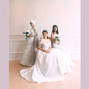 Group 1 Wedding Dress Rental Minimalist Malaysia, Full lace wedding dress malaysia, 