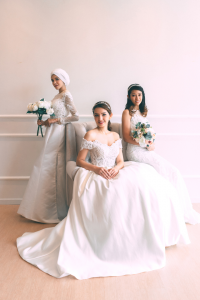 Group 1 Wedding Dress Rental Minimalist Malaysia, Full lace wedding dress malaysia, 