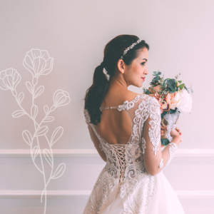 711XNW01 Adana Long Sleeves Illusion neckline fully beaded Princess 7 Malay Wedding Dress Malaysia, French Chantilly Lace bridal dress custom make malaysia, 