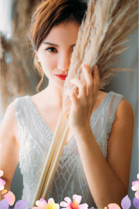 808LLW02 Sammie Deep V Spanish Guipure Deep V back trumpet 5 Wedding Gown Designer Malaysia, Malay Bride Malaysia, Church Bride Malaysia, 