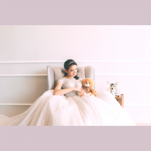 Evening Dress 711XNE06 Champagne stripe sequin Princess 2 Princess Wedding Gown Malaysia, Bridal Dress Rental Malay Kuala Lumpur Rental, 