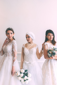 Group 3 Malay Wedding Dress Design Kuala Lumpur, Wedding Ballgown rental Malaysia, 