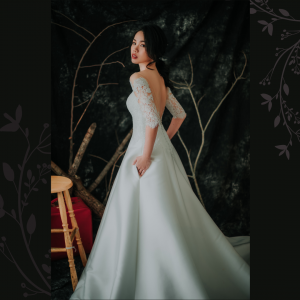 909BY05W04 Lara LS Duchess Satin A line 7