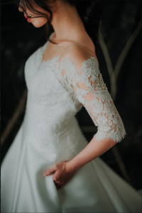 909BY05W04 Lara LS Duchess Satin A line 1