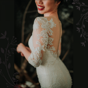 909BY05W02 Dara LS Beige trumpet Guipure lace 7 Mermaid wedding dress,French Lace wedding Dress rental Malaysia, Long Sleeves Wedding Dress Rental Malaysia, Wedding Gown Designer Malaysia, Malay Wedding Dress Malaysia, 