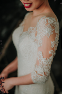 909BY05W02 Dara LS Beige trumpet Guipure lace 9 Mermaid wedding dress,French Lace wedding Dress rental Malaysia, Long Sleeves Wedding Dress Rental Malaysia, Wedding Gown Designer Malaysia, Malay Wedding Dress Malaysia, 