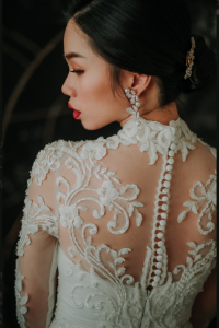 910LLW07 Darla LS baroque trumpet 6 Mermaid wedding dress,Long Sleeves Bridal Dress Malaysia Rental, Gaun Kahwin Malaysia sewa, Wedding Gown Designer Malaysia, 