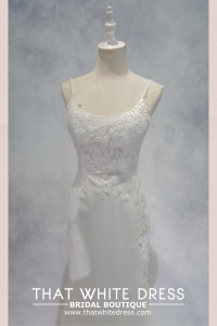 2210EL05W06 Gianna Spag Strap Straight Neck Crepe Floral 3