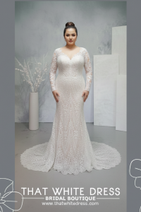 221MB02WL01 Deana LS Baroque Sophia trumpet Plus Size Bride Malaysia, Bridal Dress Rental Malay Kuala Lumpur Rental, Bride Engagement Dress Rental Malaysia, 