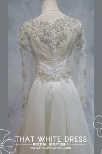 224LLW01 Ashley Spaghetti Straps LED A line 4