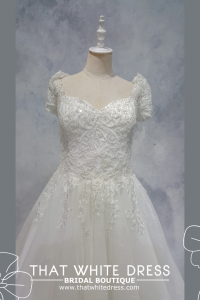 224ML03WL02 Hesley PLUS Cap Sleeves A line Lace  Pengantin Besar Malaysia Sewa Gaun