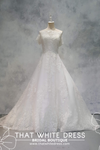 224ML03WL04 Presley PLUS Off shoulder A line   Plus Size Bridal Gown Petaling Jaya Malaysia Bridal gown rental