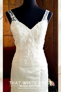 405W004 CS Lace sleeves strap Duchesses Mermaid Trumpet Kuala lumpur bridal gown designer