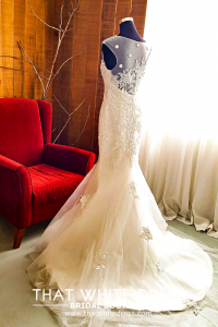 412W20 LL illusion back symmetrical lace Petite Bride Malaysia