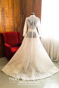 710LLW01skirt LL Nicollette detachable train Malay Wedding Dress Malaysia